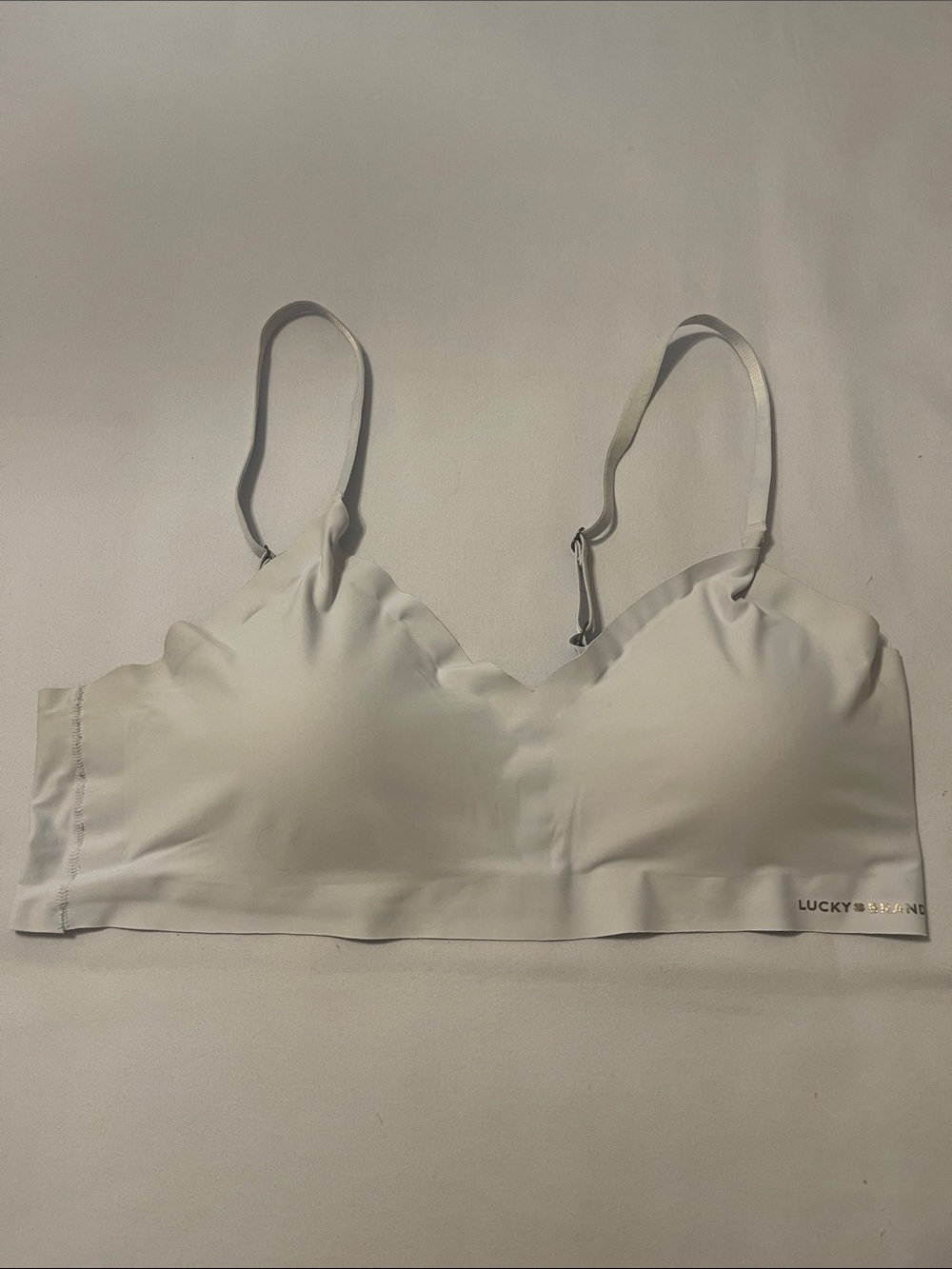Lucky Brand Pale Blue Seamless Bralette Sz XL